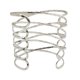 thumbnail image 4 of Brazalete De Moda Superior Ajustable Abierto Ahuecado Joyería Plata, 4 of 5