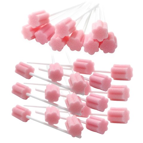 Magideal - 100 Hisopos De Cuidado Bucal Portátiles Para Limpieza Bucal, Revestimiento De Lenguas, Aliento Fresco