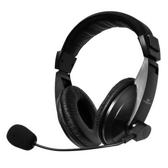 Audífonos Over Ear Snap Alambrico Negro