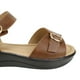 thumbnail image 5 of Sandalia New Walk Doble Broche Café, 5 of 6