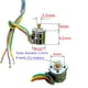 thumbnail image 4 of Motor paso a paso Abovehill, 8 mm, micro bifásico, 4 hilos, DC 5-6 V, 10 pares, 4 of 4
