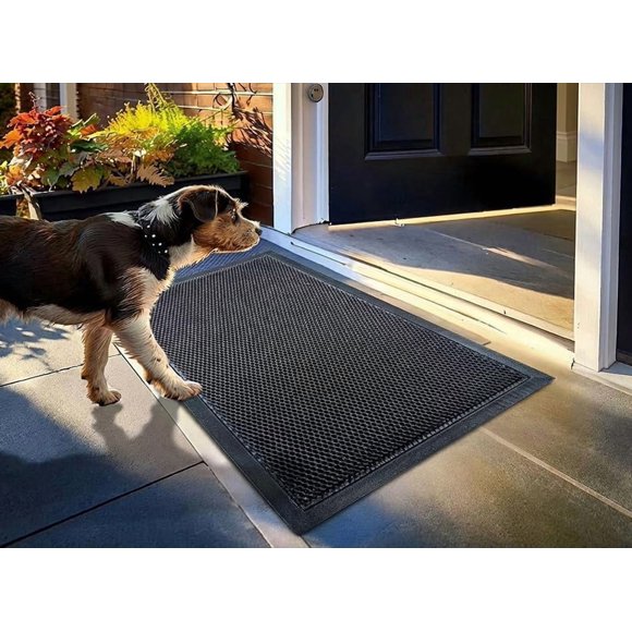 Felpudo Muddy Mat Meshy Mat para Puerta 58x89 cm Negro