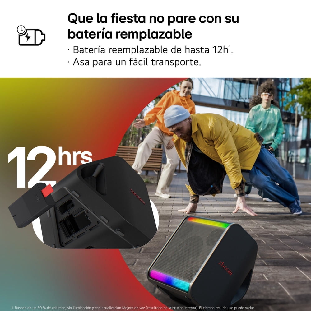 LG XBOOM Stage 301 Negro, foto 10