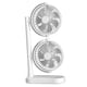 thumbnail image 3 of Ventilador De Escritorio, Configuración De 3 Velocidades, Ventilador De Mesa Silencioso De Doble Cabezal Para Dormitorio, Hogar, Camping, 3 of 3