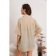 thumbnail image 4 of Blusa Mujer Lino Algodón Premium Liviana Cuello Mao 8057, 4 of 4