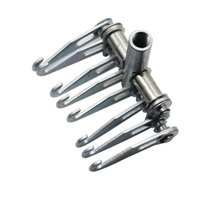 Magideal - Garra De Tracción Para Martillo Deslizante Garra De Metal Para Martillo Deslizante Herramienta De Fijación De Rosca M16 Para Automóviles Reparación De 8 Dedos