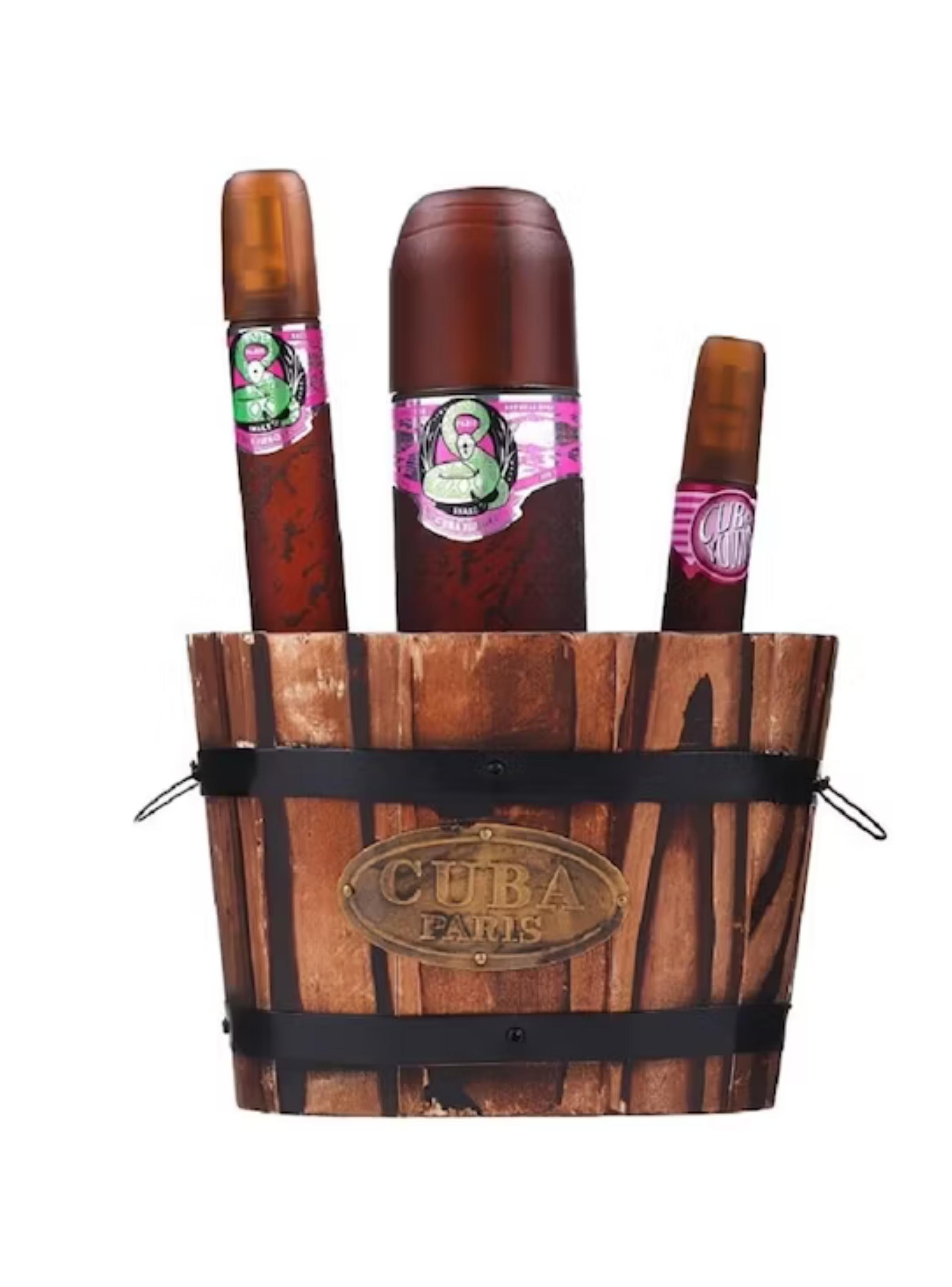 Cuba Paris Bucket Snake Woman Edp 100 Ml + 35 Ml + 15 Ml Set