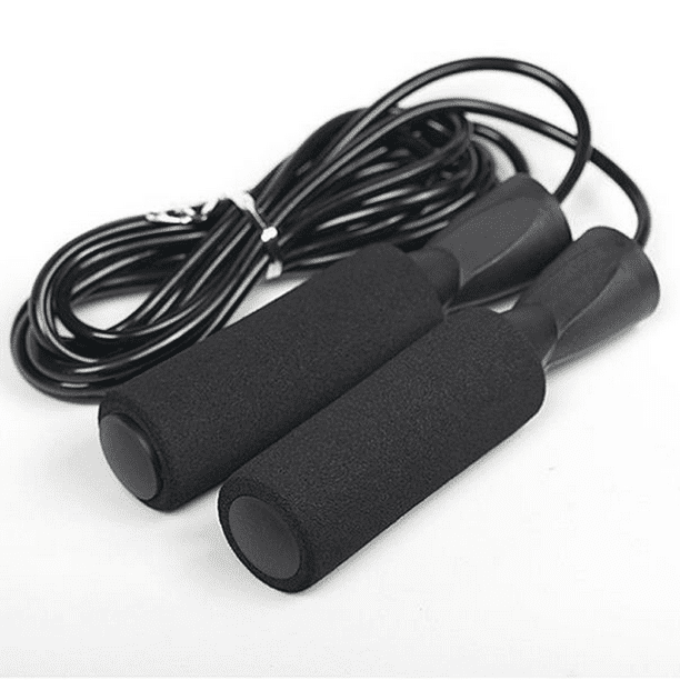 Cuerda de saltar para entrenamiento de fitness, gimnasio, ejercicio ajustable, cuerda de saltar de velocidad para adultos
