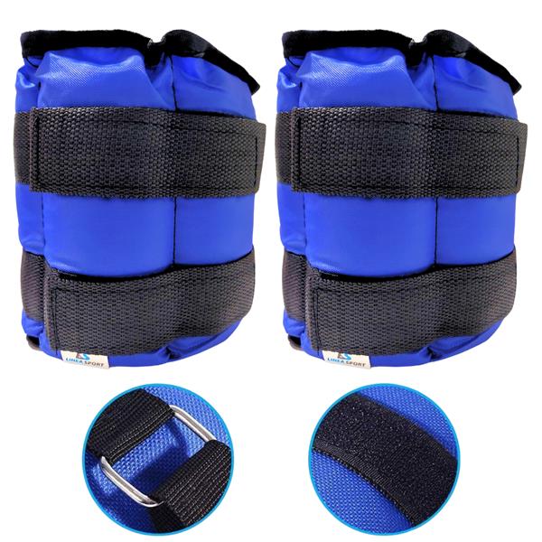 Linea Sport - Par De Pesas De Tobillera Y Muñeca 2Kg C/U Total 4Kg