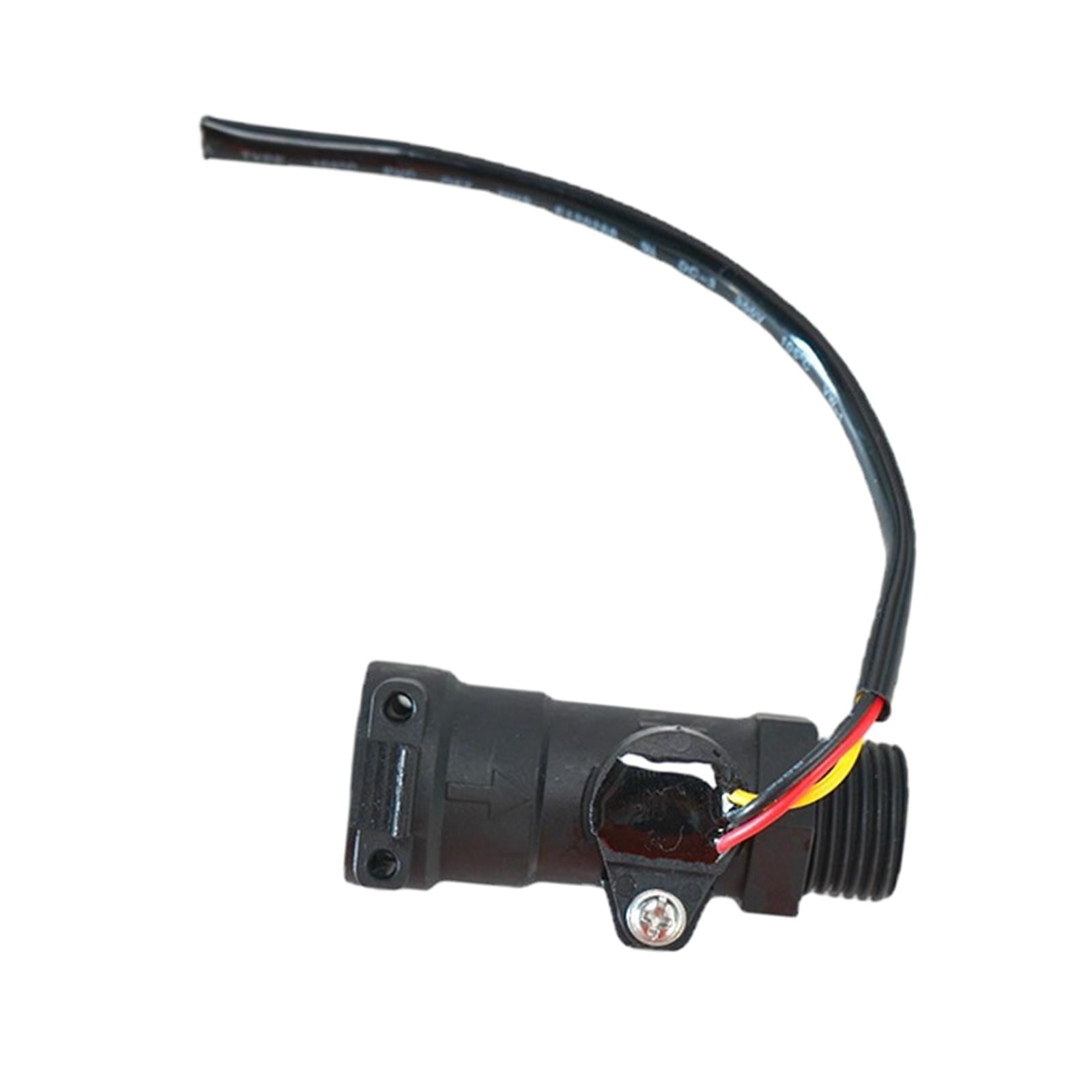 Magideal - Conector De Sensores De Flujo, Sensores De Flujo De Agua Líquida De Efecto Hall Medidor De Flujo Medidor De Fluido Medidor De Interruptor De Flujo De