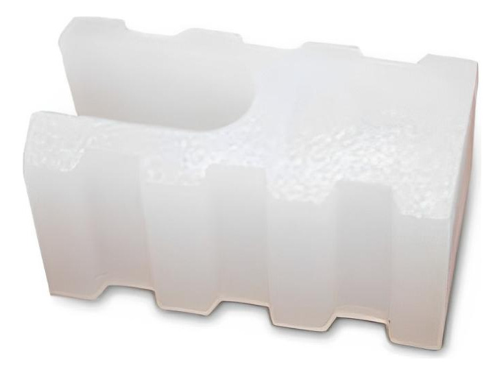 Tope Plancha Policarbonato Ondulado Transparente 15 Un Dvp Color Agua