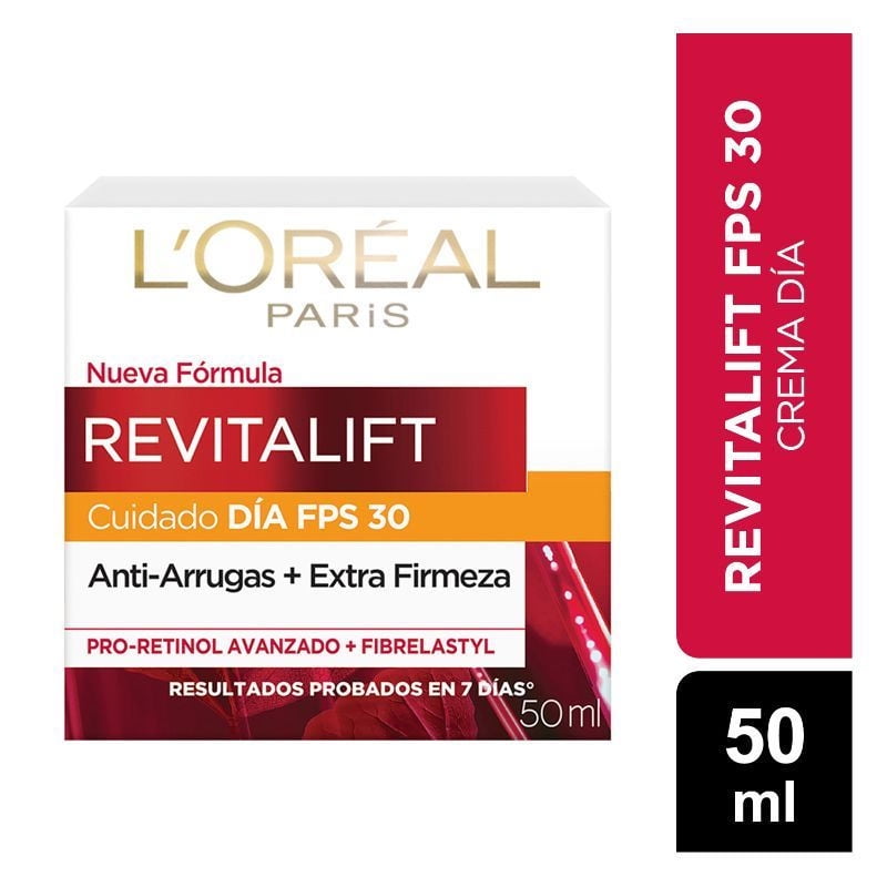 L'Oréal Dermo Expertise - Crema Facial Revitalift Fps 30 Día Pote.