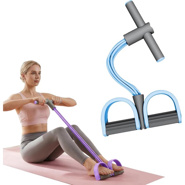 Banda resistencia pedal caucho goma estiramiento fitness abdomen cintura brazo pierna