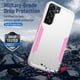 thumbnail image 4 of Para Samsung Galaxy S23+ 5G Funda a Prueba de Golpes Resistente Protección de Cuerpo Completo de Alta Resistencia a Prueba de Polvo/caídas Cubierta Funda, Blanco, para Galaxy S23+ (5G), 4 of 6
