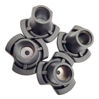 Magideal - 4 Piezas De Puntas De Bastón, Accesorio Resistente Antideslizante, Soporte Estable, Bastón Resistente, Puntas De Repuesto, Extremo Inferior, Poste De , 19Mm