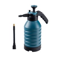 Magideal - Pulverizador De Bomba De Jardín Manual De 2L, Rociador De Niebla, Lata De Jardín, , Bomba , Botella Rociadora De Agua A Presión Para Riego , Varilla De Metal Varilla De Metal De Color Azul.