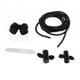thumbnail image 2 of Lindo Cable De Carga Cubierta Protectora Enchufe 4 En 1 Funda Protectora Transparente Negro, 2 of 5