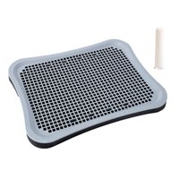 Magideal - Orinal De Entrenamiento Para Cachorros, Inodoro Para Mascotas, Antideslizante, Fácil De Limpiar, Duradero, Extraíble, Para Entrenamiento De Orinal, So Negro