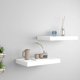 thumbnail image 2 of Estantes flotantes de pared Casafoyer blancos 40x23x4 cm MDF 2 unidades, 2 of 4