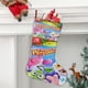thumbnail image 2 of My Singing Monsters Tema: Calcetines de Navidad, fino lino blanco para colgar en escaleras y chimenea, decoración navideña para el hogar, regalo de Navidad. 45cm × 32cm, 2 of 5