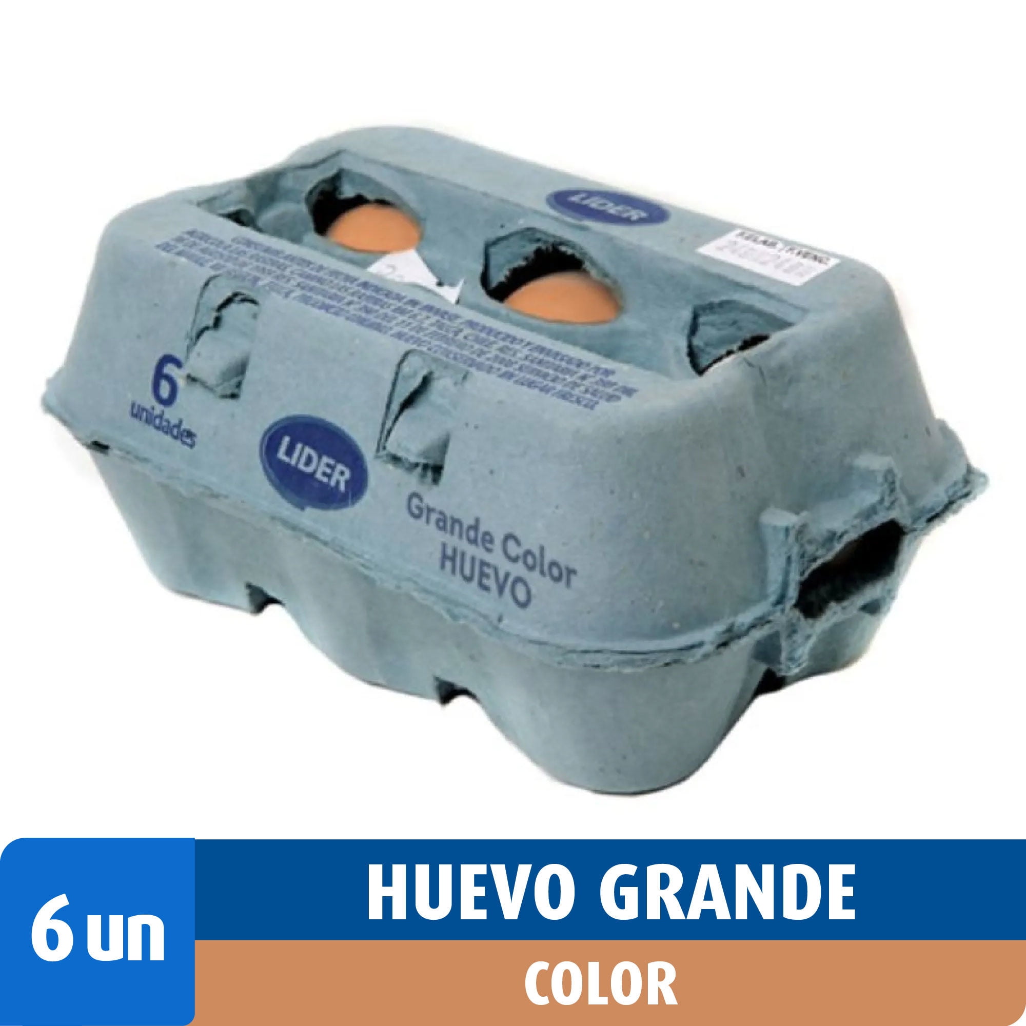 Huevos Grande Color 6 Un 6 Un Lider