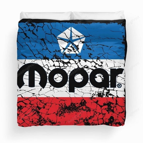 Mopar Old Cracked But So Great Quilt Duvet Cover Set Children Bed Linen Kids3-Piece Bedding Set