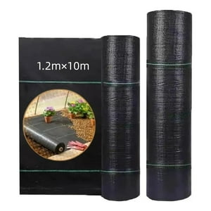Genérica - 10M De Largo X 1.2M De Ancho Malla Antihierbas, Tela Geotextil Control De Maleza