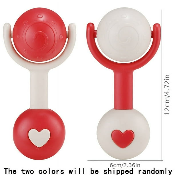 Baby Soft Rubber Rattles, Safe To Chew And Can Be Boiled And Sterilized, Without Peculiar Smell