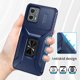 thumbnail image 3 of Funda Armada para Motorola Moto G 2023 4G con Tapa Deslizante y Soporte Magnético Giratorio Azul, 3 of 5