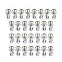 Magideal - 30 Piezas Remaches De Pétalo Tuercas Jack Tuercas Inserciones Roscadas Tapón De Expansión Anclajes De Tornillo Para Instalación De Lámpara Decoración M8X30