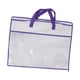 thumbnail image 2 of Bolsa de almacenamiento para mantas, organizador de ropa, contenedor con cremallera, bolsa de almacenamiento para edredón, organizador de armario para borde violeta, 2 of 5