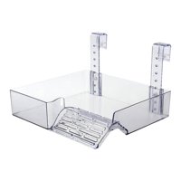 Magideal - Plataforma Para Tortugas Acuario Plataforma Flotante Rampas Escalera Acrílica Diseño Colgante Descanso Decorativo Adecuada Para Peceras Terrarios L