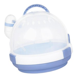 Ioensy - Jaula De Viaje Para Hámster Enano, Suministros Para Mascotas Para Loros Erizos, Azul