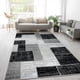 thumbnail image 1 of Alfombra L'Baiet Verena Geométrica Negra Gris 60x90 cm Polipropileno, 1 of 7