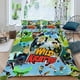 thumbnail image 2 of Kratts Salvajes Conjunto de sábanas temático, trío de piezas, cómodo y amigable con la piel, diseño único, regalo de decoración para el hogar para familiares, amigos y fans,173cm *218cm, 2 of 6