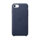 thumbnail image 1 of Funda de cuero para Apple iPhone SE, azul medianoche, 1 of 2