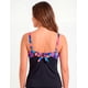 thumbnail image 2 of Traje de baño mujer polera tankini reductor estampado negro, 2 of 3
