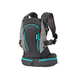 Infantino - Porta Bebé Carry On Multipocket Negro