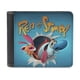 thumbnail image 1 of Ren y Stimpy Cartera de Cuero PU para Hombres, Tarjetero Bifold Delgado, Cartera Minimalista de Cuero Sintético Suave, 1 of 6