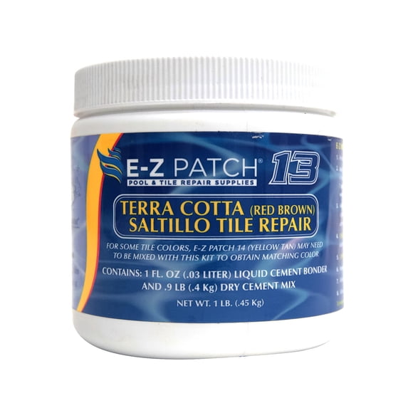 Kit de Reparación de Baldosas E-Z Patch 13 Rojo Terracota Marrón 0,45 kg