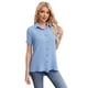 thumbnail image 2 of Blusa Mujer Manga Corta Algodón Botones 0055, 2 of 3