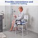thumbnail image 5 of Silla de ducha Mipllw 500 lb giratoria 360° ajustable, 5 of 6