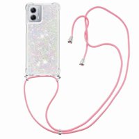 Funda Foxdock Para Motorola Moto G 5G 2023 Con Cuerda Ajustable, Brillo Líquido, Protección Antigolpes Y Lente – Ideal Para Regalo