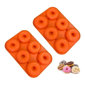 Genérico - Pack X2 Moldes De Silicona Donas Moldes Donuts Molde Dona 6