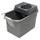 thumbnail image 1 of Cubo Rubbermaid Commercial 14 L gris con combo de exprimidor y colador, 1 of 2