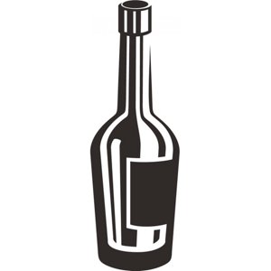 Rienda Libre Graphics - Decomural Port Wine Bottle Food Drink Ws-18871
