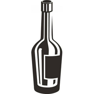 Rienda Libre Graphics - Decomural Port Wine Bottle Food Drink Ws-18871