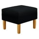 thumbnail image 2 of Pouf Sky 1c Felpa 04 Negro, 2 of 3