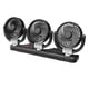 thumbnail image 3 of Ventilador de autos Ventilador de automóviles potentes tres cabezas portátiles versátiles de circulación de aire velocidades ajustables para camión de, 3 of 5