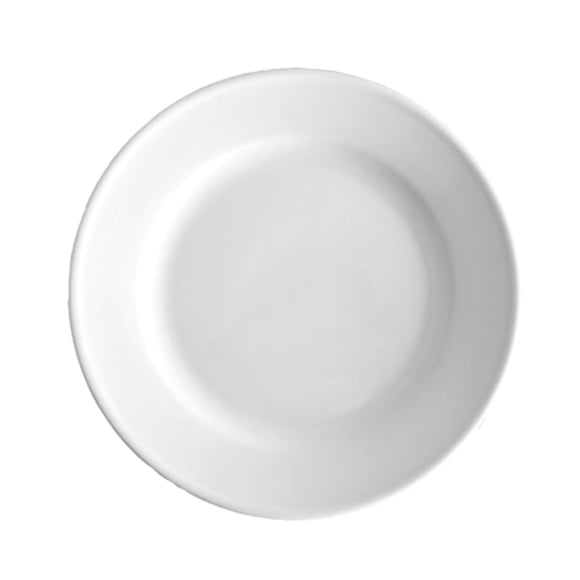 Set De 6 Platos Redondos De Porcelana Blancos 19Cm Star Th